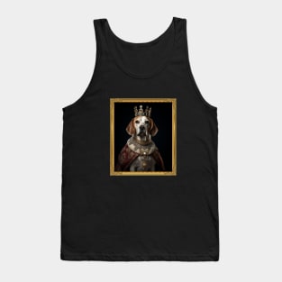 Noble Beagle - Medieval English Queen  (Framed) Tank Top